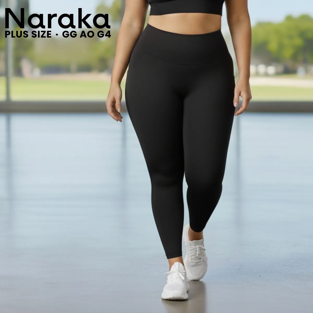 Calça Legging Plus Size Feminina